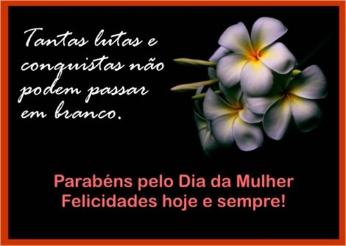 DIA INTERNACIONAL DA MULHER