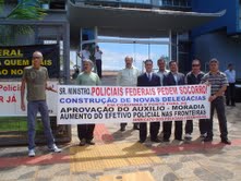 Em protesto, Policiais Federais reivindicam melhorias ao ministro da Justiça