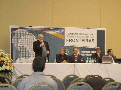 SINPEF-MS PARTICIPOU DO SEMINÁRIO INTERNACIONAL DE SEGURANÇA NAS FRONTEIRAS.