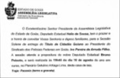 Ivo Arruda receberá o título de Cidadão Goiano
